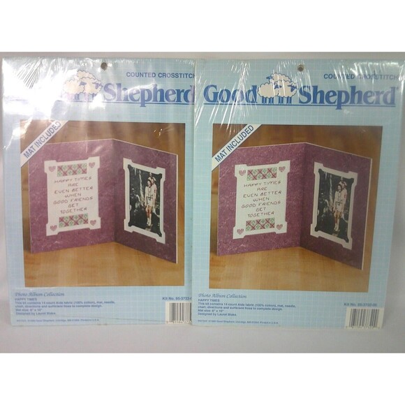 6x DMC Good Shepherd Counted Cross Stitch Photo Album Collection Kids School - Picture 6 of 11